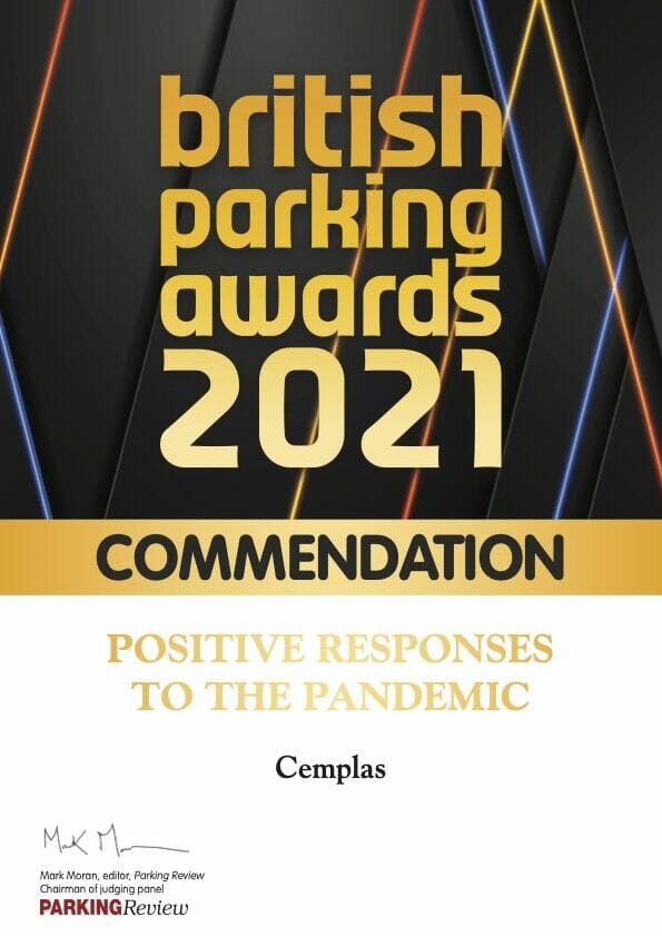 British Parking Awards Commendation