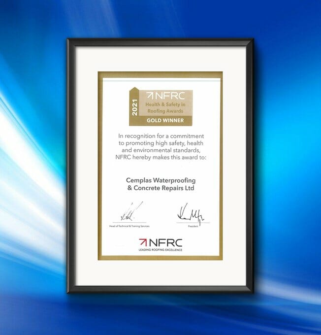 NFRC Gold Award for Health & Safety