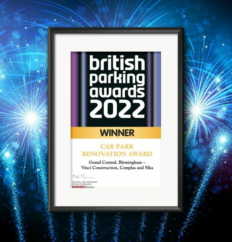 British Parking Awards 2022 Certificate