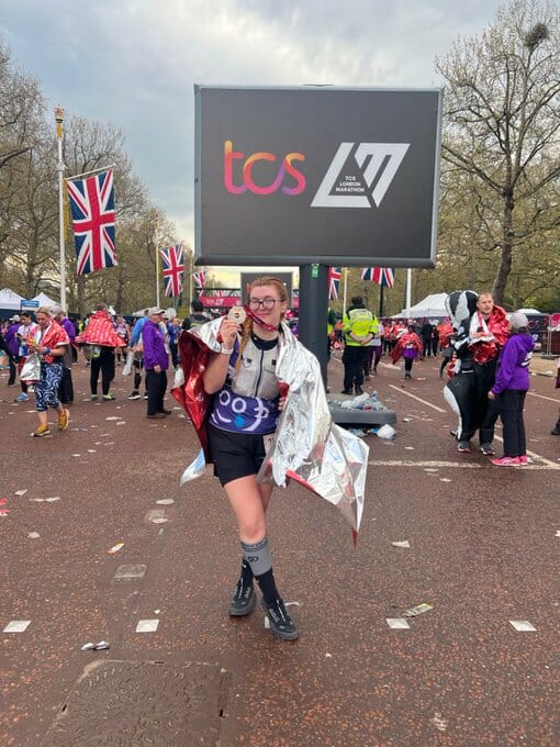 London Marathon - She Did It!